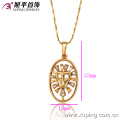 32028 Xuping moda jóias fabricante China ímã oval18k banhado a ouro pingente de imitação de jóias